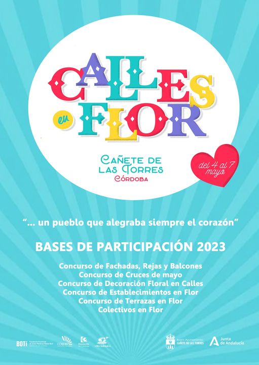 Concurso del Festival Calles en Flor: Cañete de las Torres