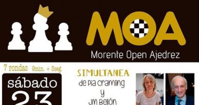 II Edición del Morente Open de Ajedrez 2023