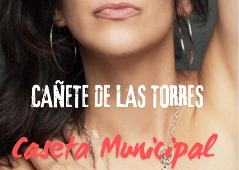 CARTEL DEL 25 DE SEPTIEMBRE EN CAÑETE DE LAS TORRES. ACTUACIÓN DE LAURA VITAL.