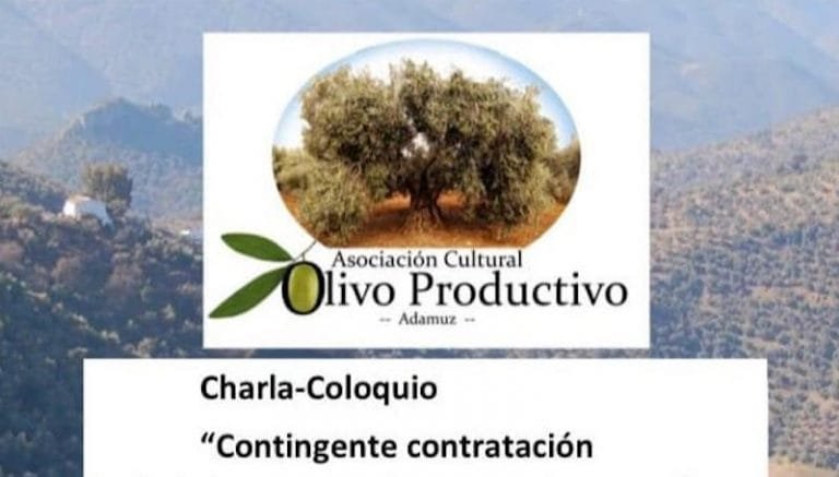 Compartimos esta charla-coloquio que organiza la Asociación Cultural Olivo Productivo