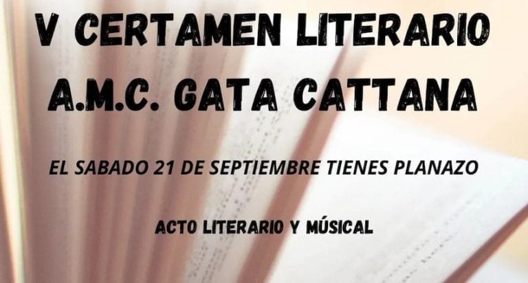 V Certamen Literario Asociación Músico Cultural %22Gata Cattana%22