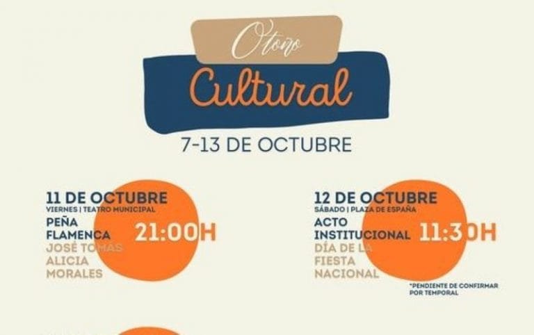 Semana del 7 al 13 de octubre en El Carpio