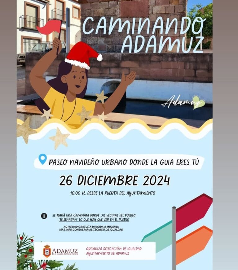 Caminata por Adamuz con la Asociación de mujeres