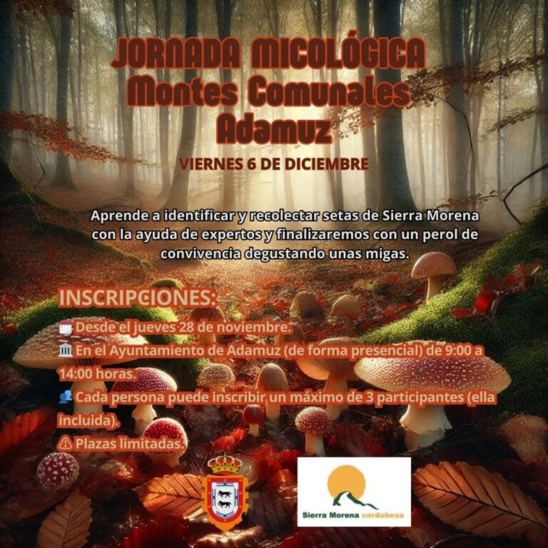 Jornada micológica en Adamuz