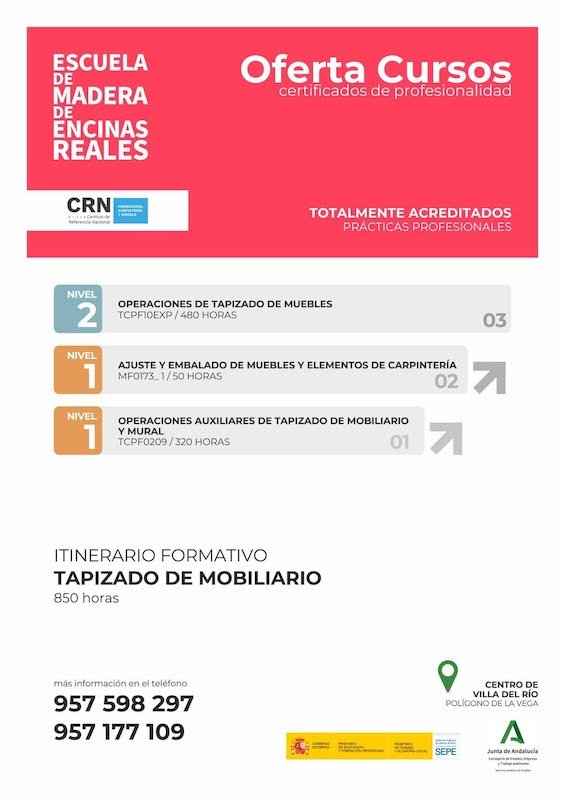 Nuevos cursos en la Escuela de madera