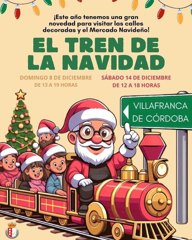 Tren de la Navidad en Villafranca de Córdoba