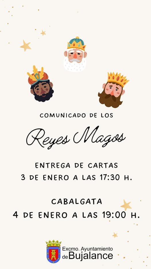 Comunicado de SS.MM. los Reyes Magos en Bujalance