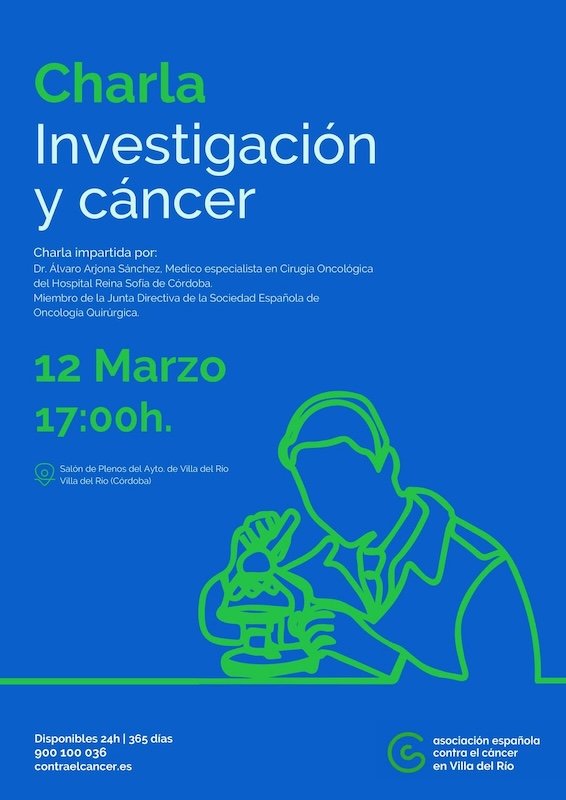 Charla %22Investigación y cáncer%22