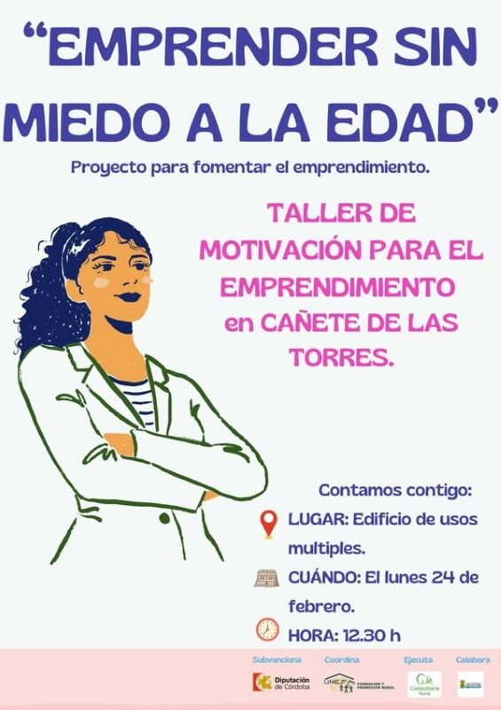 Taller Emprender sin miedo a la edad en Cañete De Las Torres