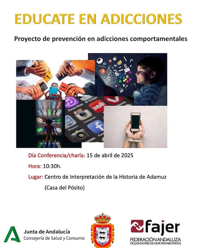 Adamuz | Charla “Edúcate en Adicciones”