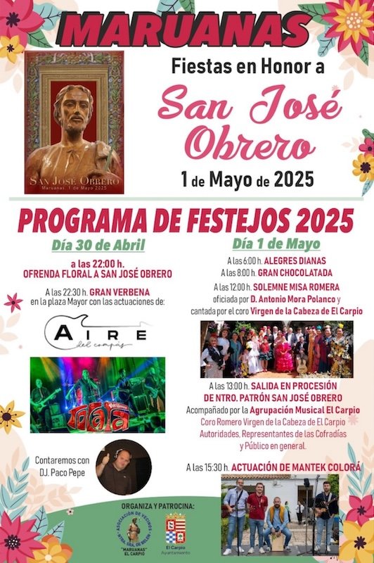 San José Obrero 2025 en las Maruanas