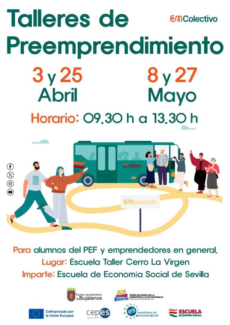 Talleres de Preemprendimiento - Escuela de Economía Social de Sevilla
