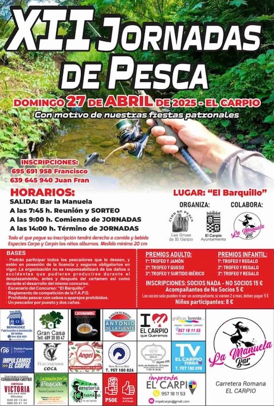 XII Jornadas de Pesca de El Carpio