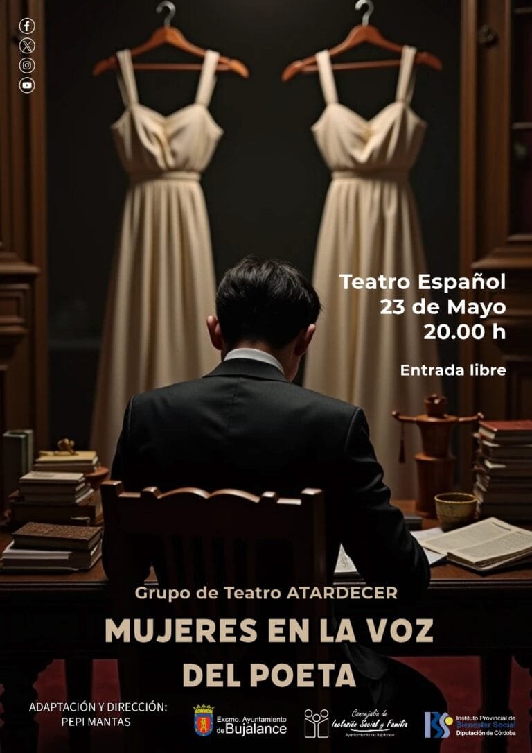 %22Mujeres en la voz del poeta%22 en el teatro de Bujalance