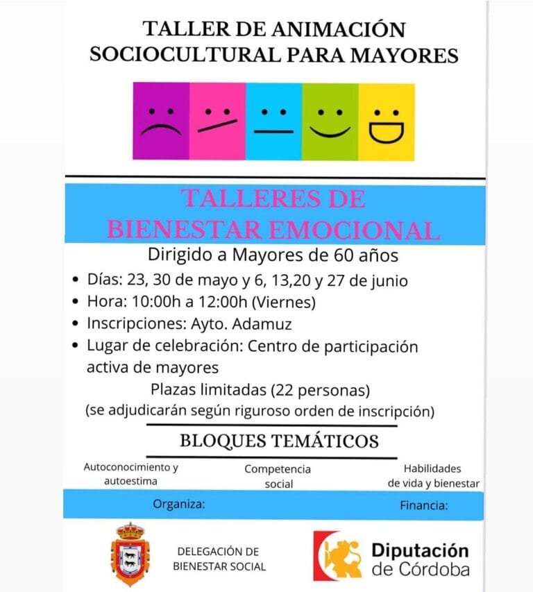 Taller de Bienestar Emocional en Adamuz
