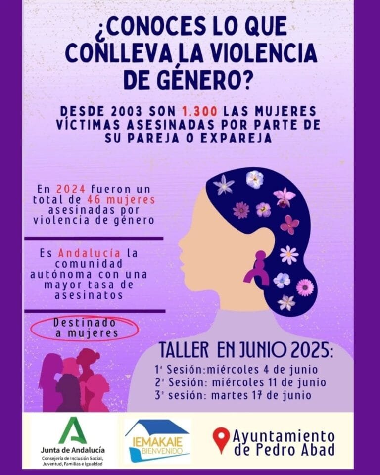 Taller sobre violencia de género en Pedro Abad