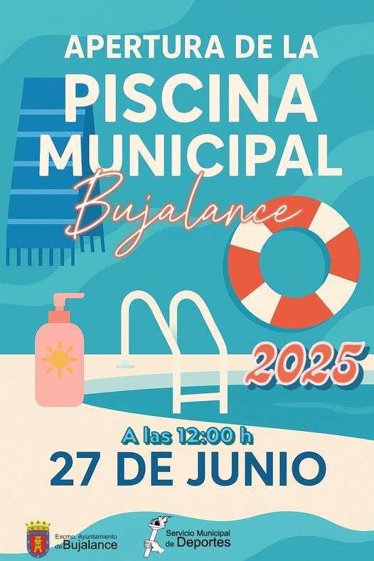 Apertura Piscina Municipal Bujalance 2025