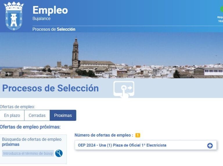 Bujalance convoca plaza fija de electricista