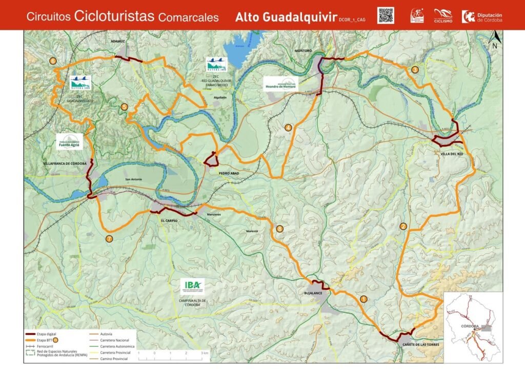 Circuito cicloturista BTT del Alto Guadalquivir