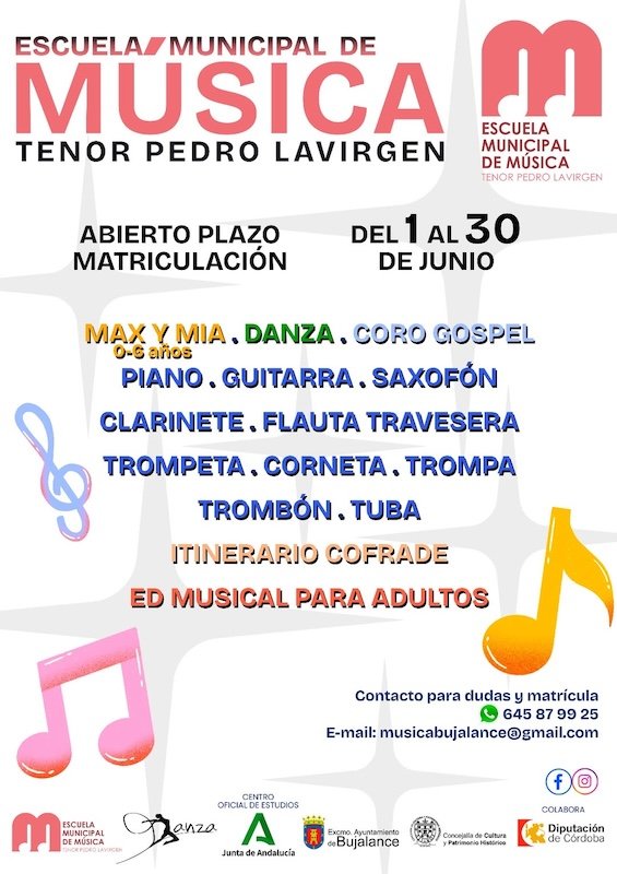 Escuela Municipal de Música Bujalance 2025