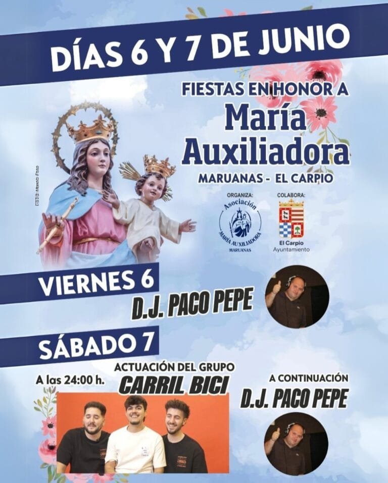 fiestas María Auxiliadora Maruanas