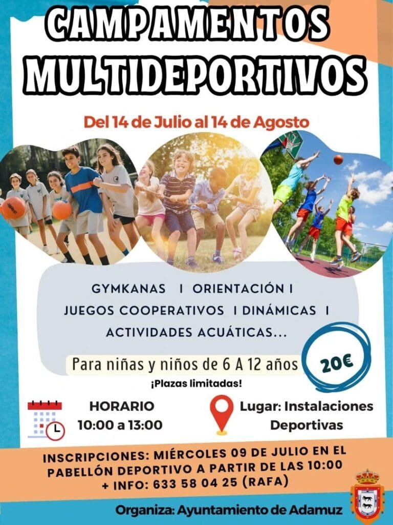Actividades deportivas para niños en Adamuz