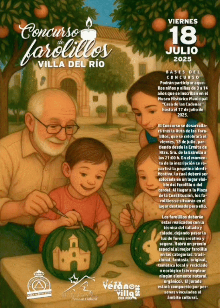 Ruta de los farolillos en Villa del río