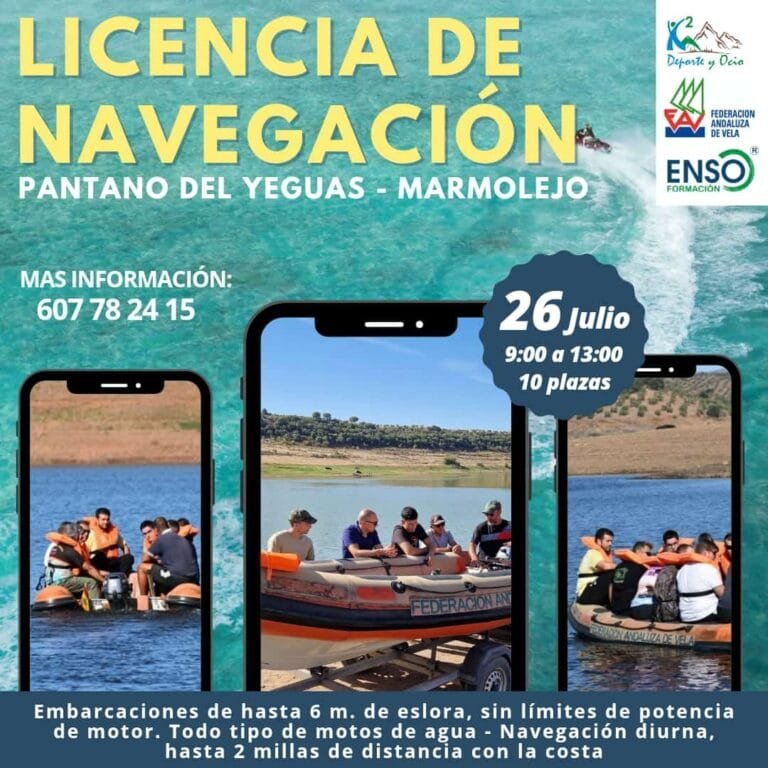 licencia de navegación en Villa del Río