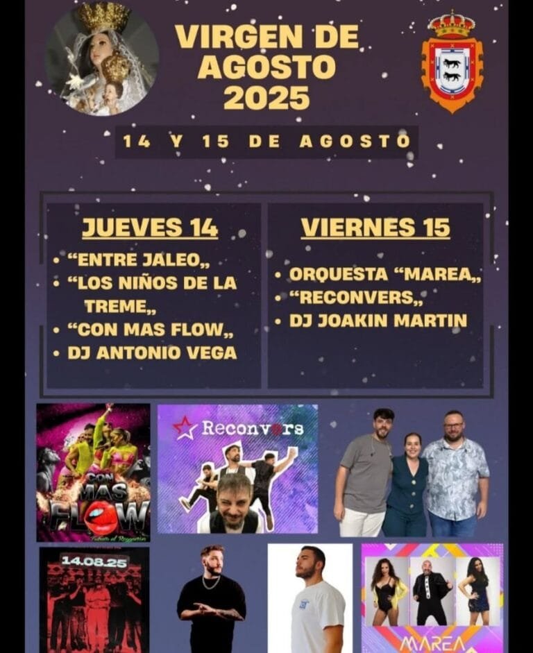 Fiestas Virgen de Agosto Adamuz 2025