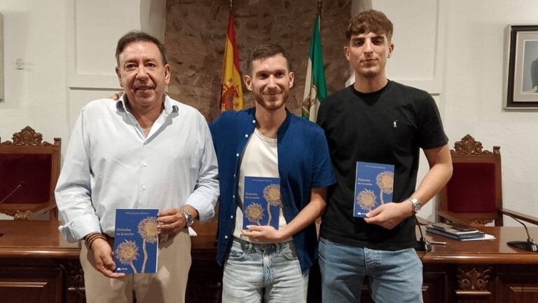 Víctor Anguita y su obra Girasoles en la noche