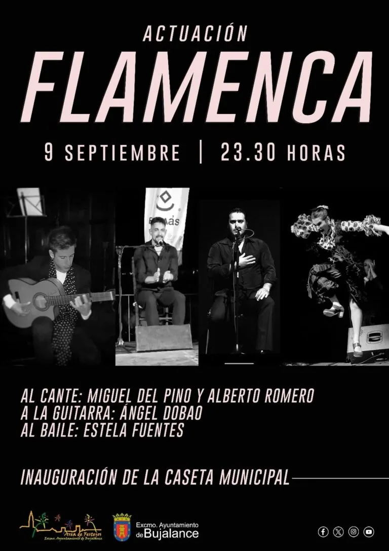 Actuación flamenca - Feria Real de Bujalance
