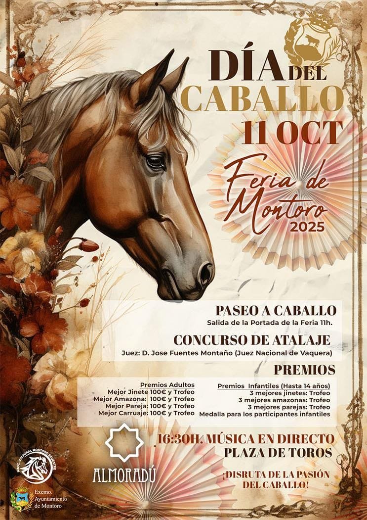 Día del Caballo en la Feria de Montoro 2025