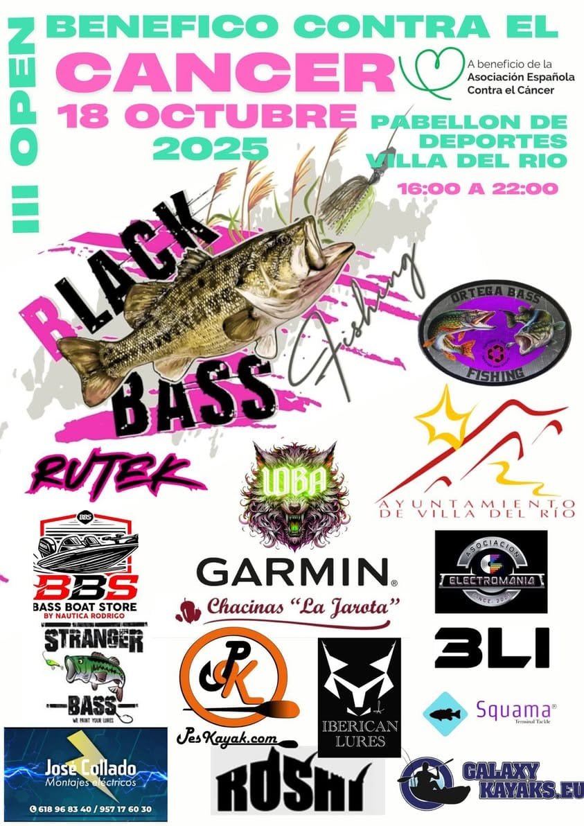 III Open de pesca benéfico contra el cáncer 2025