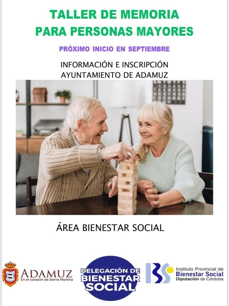 Taller de Memoria para Personas Mayores en Adamuz