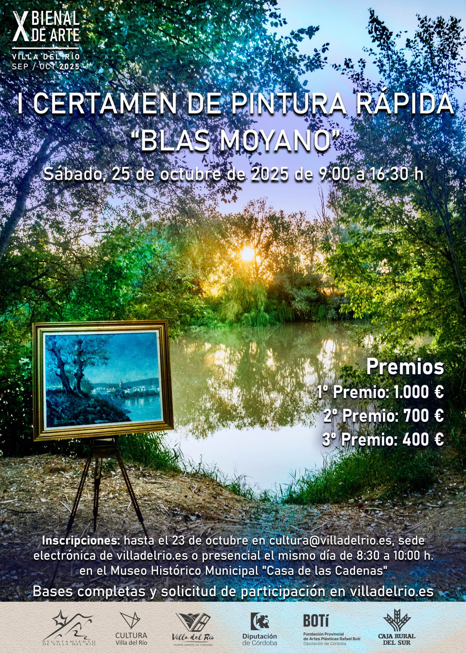 I Concurso de Pintura Rápida “Blas Moyano” en Villa del Río