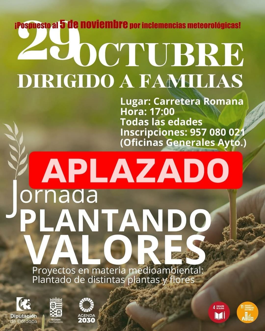 Jornada “Plantando Valores” en El Carpio