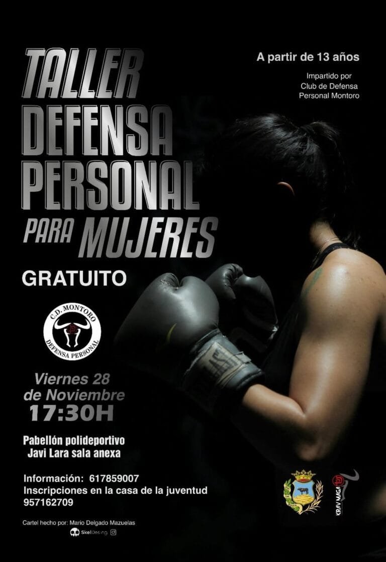 Taller de defensa personal para mujeres en Montoro