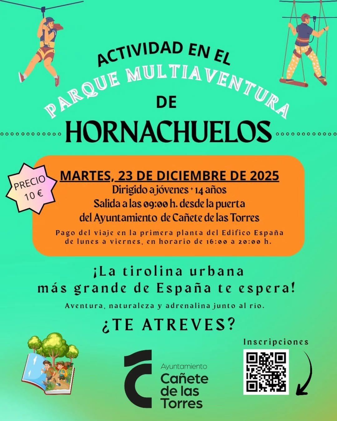 Actividad en el Parque Multiaventura de Hornachuelos