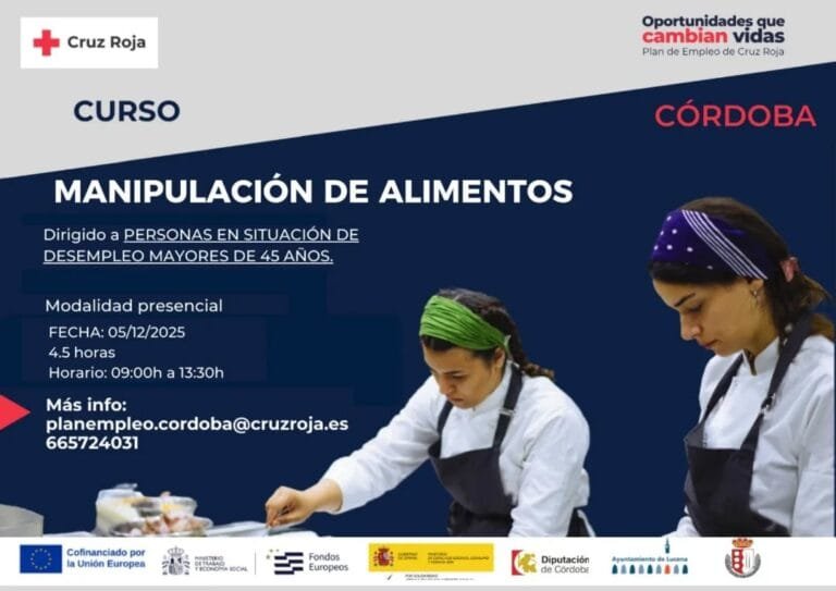 Curso %22Manipulación de alimentos%22 con la Cruz Roja