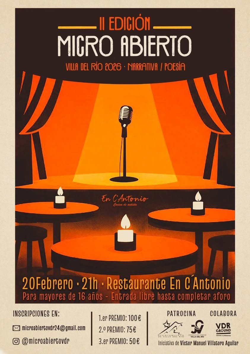 Agenda de fin de semana del 20 al 22 de febrero en Villa del Río