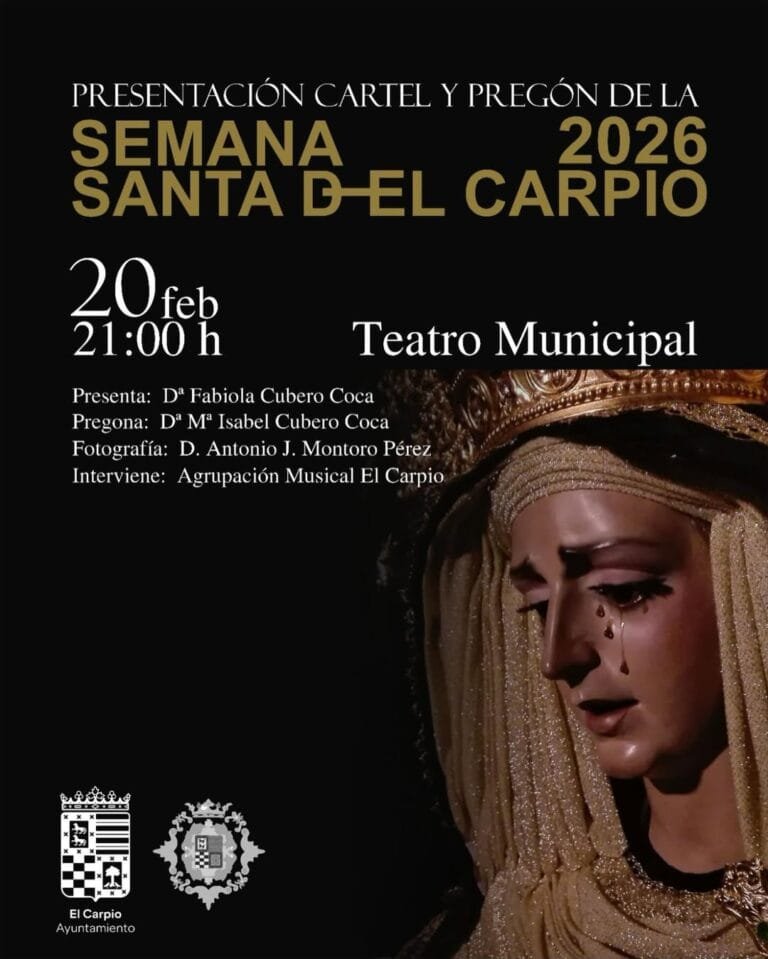 Presentación Cartel Semana Santa El Carpio 2026
