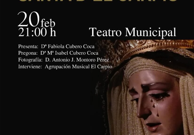 Presentación Cartel Semana Santa El Carpio 2026