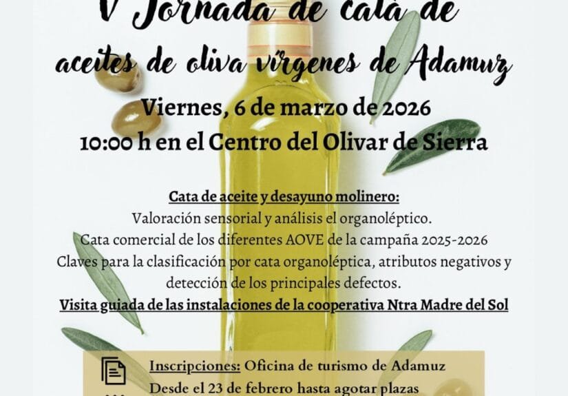 V Jornada de cata de aceites en Adamuz - Botijuela 2026