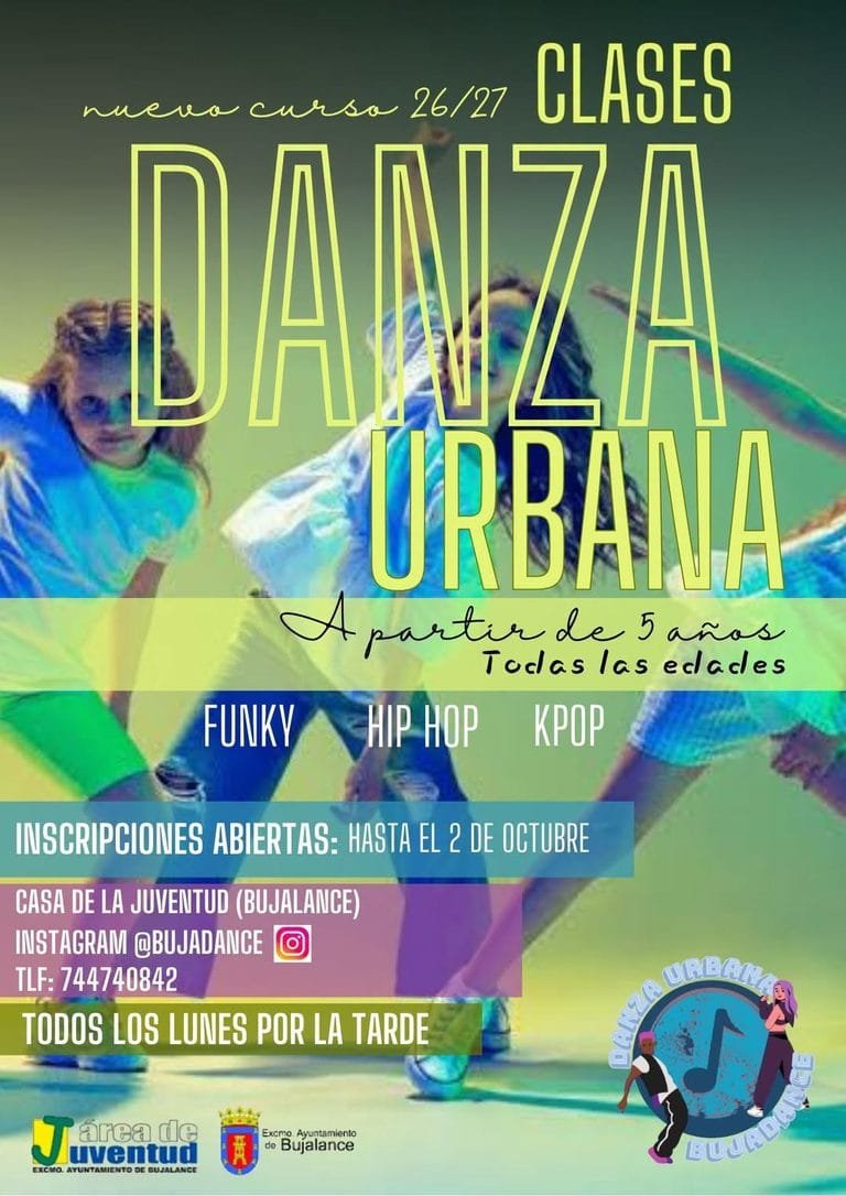 Clases de Danza Urbana en Bujalance