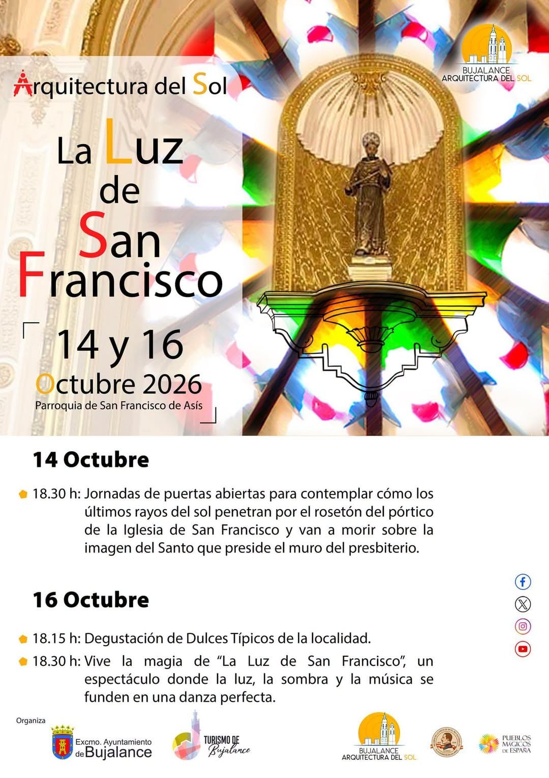 ¡Llega «La Luz de San Francisco» a Bujalance!