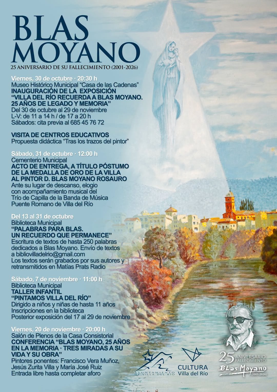 25º Aniversario del fallecimiento de Blas Moyano en Villa del Río