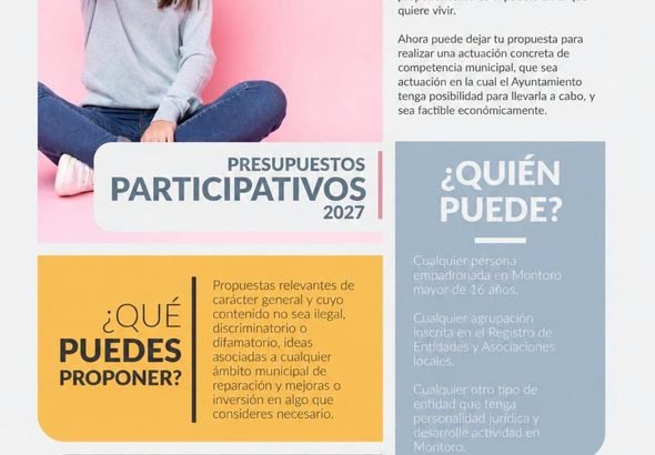 6.ª edición de los Presupuestos Participativos en Montoro