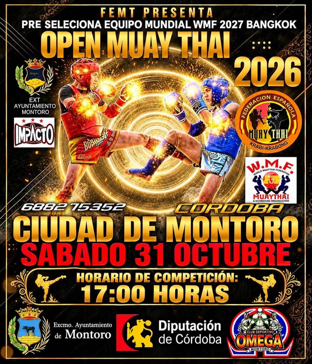Open Muay Thai 2026 en Montoro