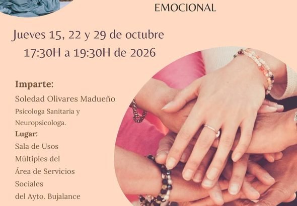 Taller de autocuidado y bienestar emocional en Bujalance