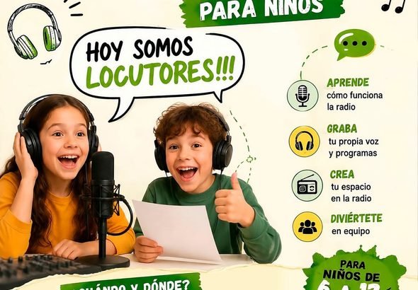 Taller de radio infantil en Bujalance